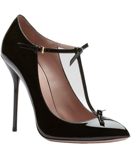 scarpe gucci vernice tacco stiletto metallo